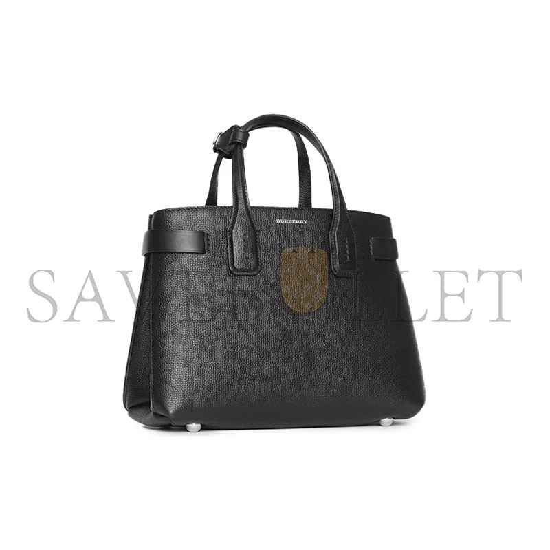 BURBERRY PLAID PATCHWORK LEATHER TOTE AND SHOULDER BAG 4076748 (26*19*12cm)